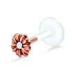 Gemstone Flower labrets Push-in LA-1036